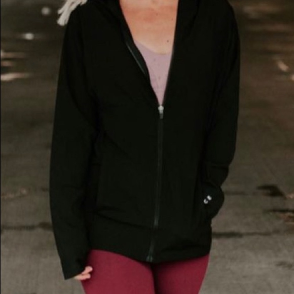 Balance Athletica- Black Lightweight Spring Jacket - XS
